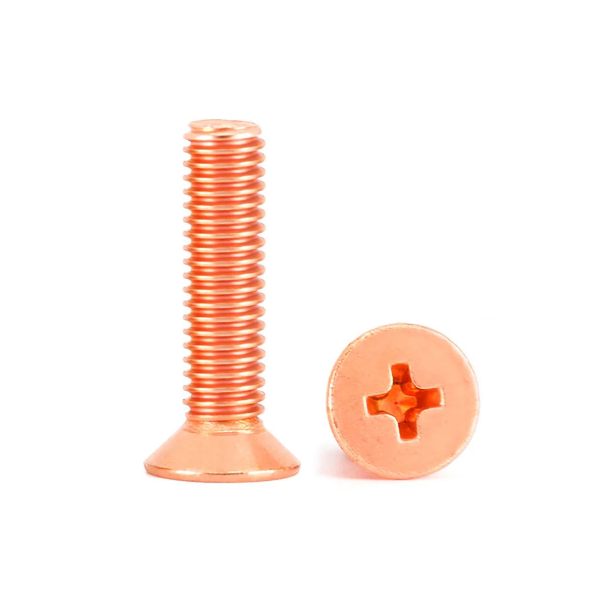 Red Copper Countersunk Cross Head Screw M3M4M5M6