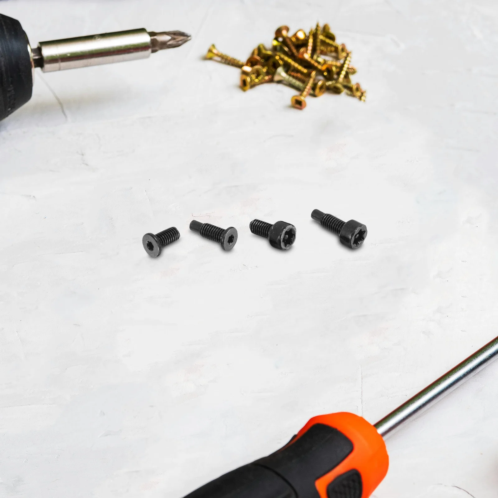 

16Pcs Replacement Smart Doorbell Screws Metal Security Screws for Home Security Repair Tools Doorbell Screw Replacement