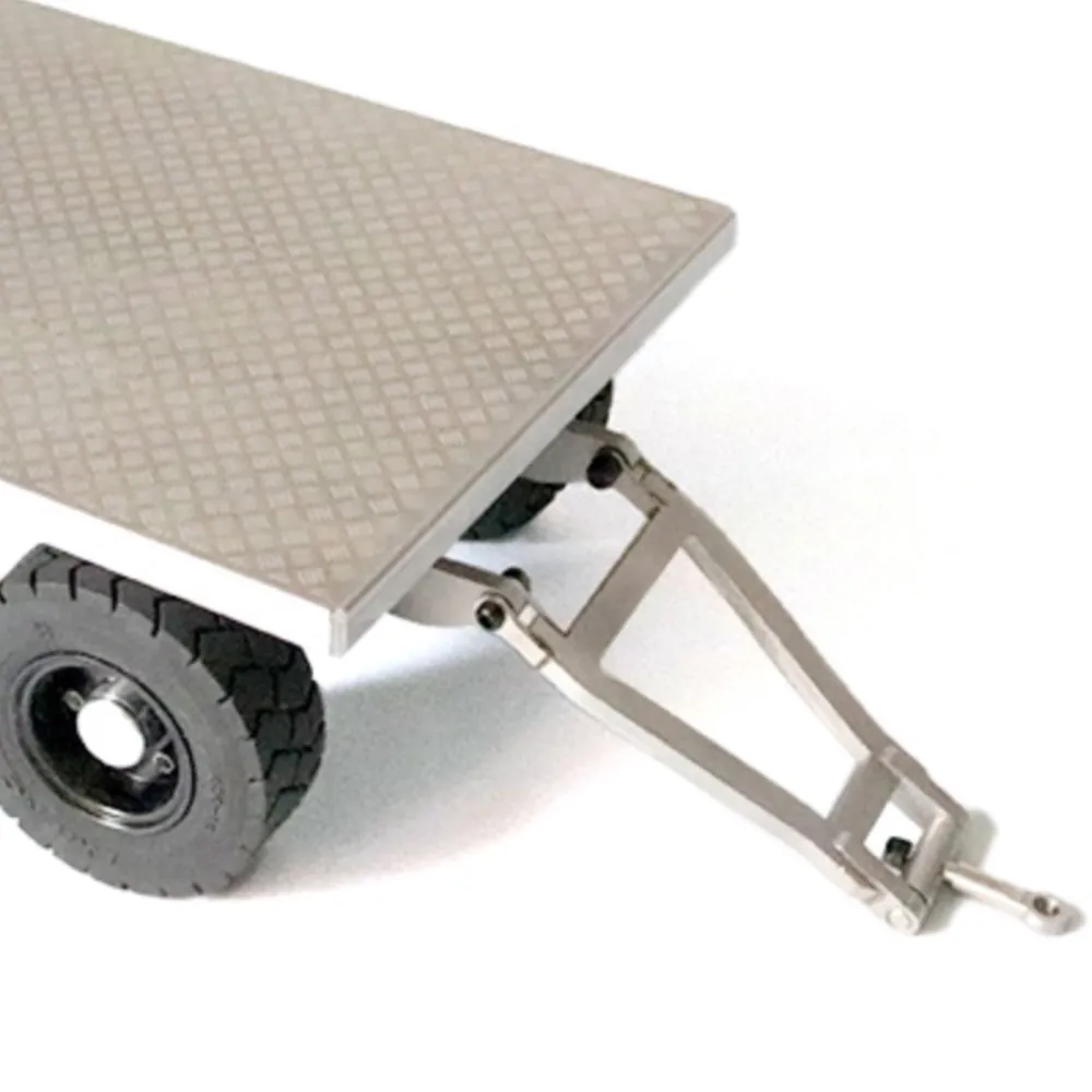 

1/14 RC Metal Trailer RC Accessories Parts for Hydraulic RC Forklift DIY TAMIYAYA LESU Model Radio Controlled Transport Truck