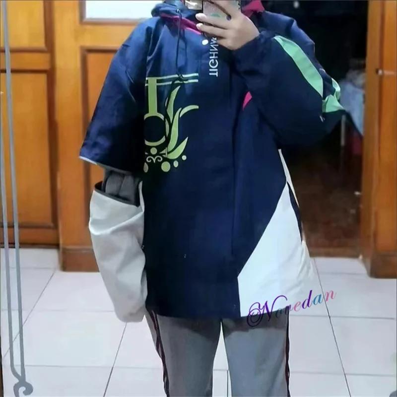 أنيمي لعبة Cyno Tighnari Wanderer تأثيري كول القمم معطف Harajuku لباس غير رسمي هوديي البلوز سترة Doujin زي