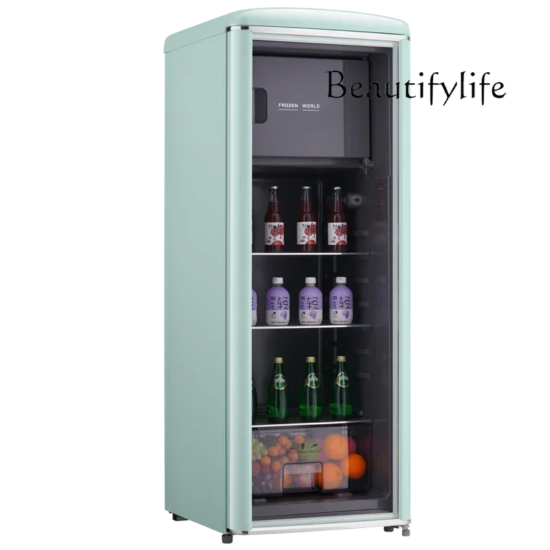 

Ice Bar Home Living Room Office Glass Door Hotel Hotel Commercial Beverage Refrigerator Freezer