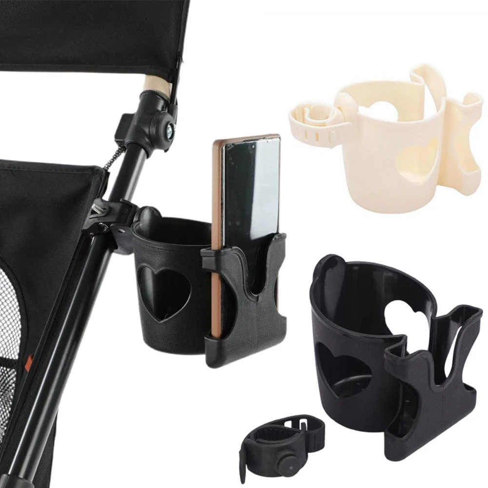 Multifunctional 2 In 1 Baby Strollers Cup Holder Phone Milk Bottle Holder Phone Holder Water Bottle Holder for Easy Outings 2026