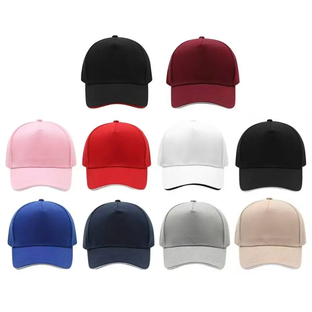 Benutzerdefinierte Print Logo 5-Panel-Baseballkappe Männer Frauen Blank Sport Hut Unisex verstellbare Basic Gorras Casquette für Outdoor-Urlaub – Detail 1