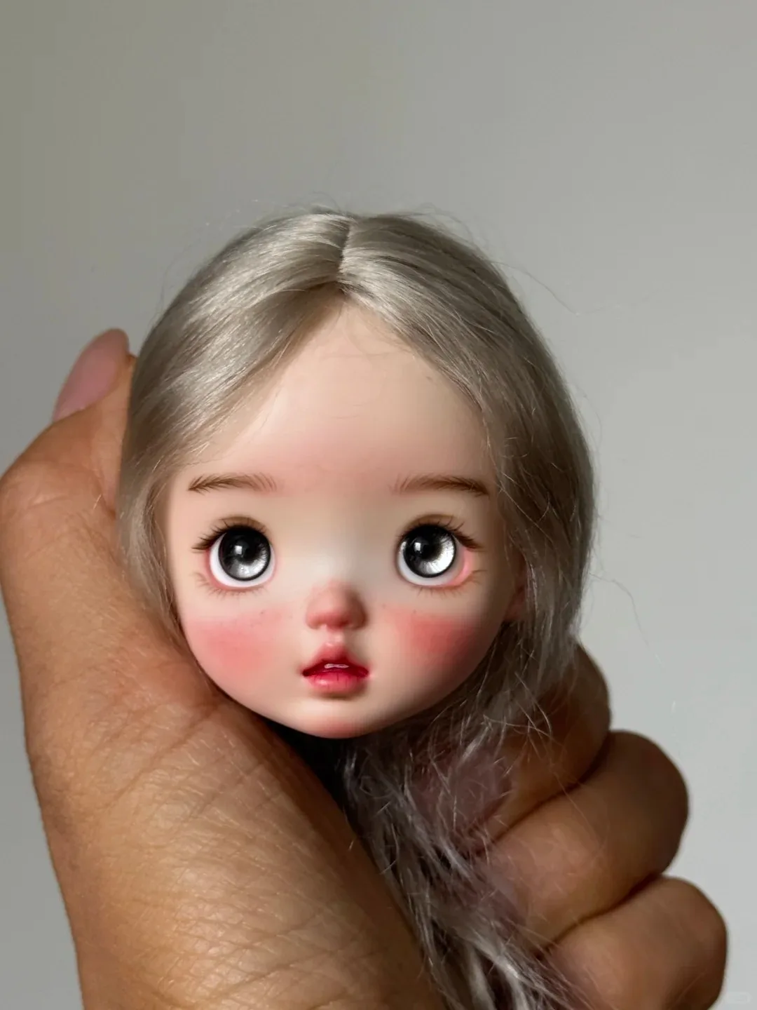Just Head SD BJD Doll 1/6 Scale Blue Bean Nimo Women's High-Quality Individual Toy Doll Head Collectible for Enthusiasts