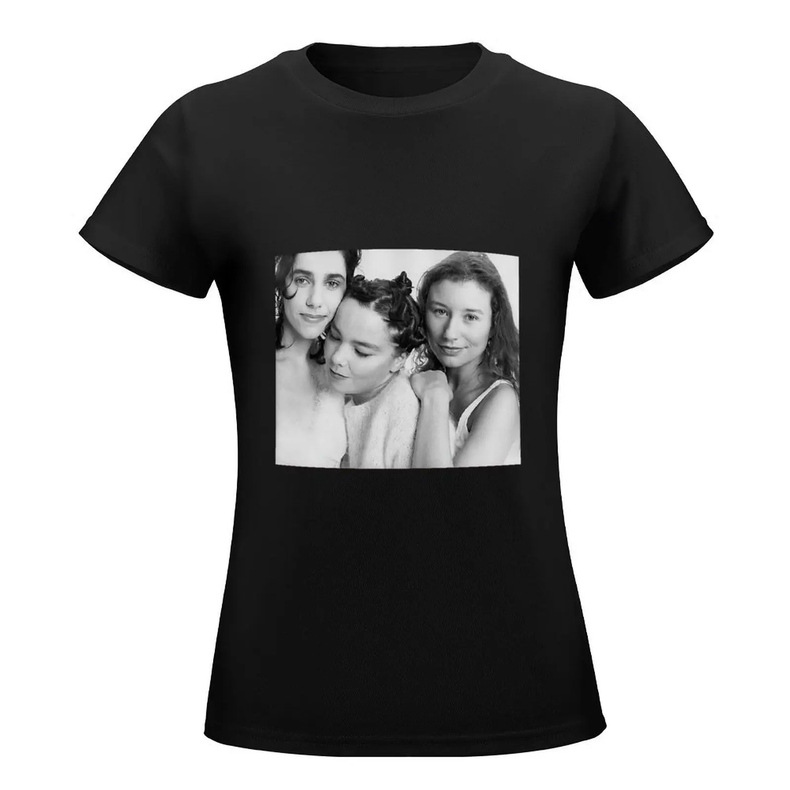 Rare B&W Portrait of Bjork, PJ Harvey, and Tori Amos T-Shirt animal print aesthetic clothes workout t shirts for Women