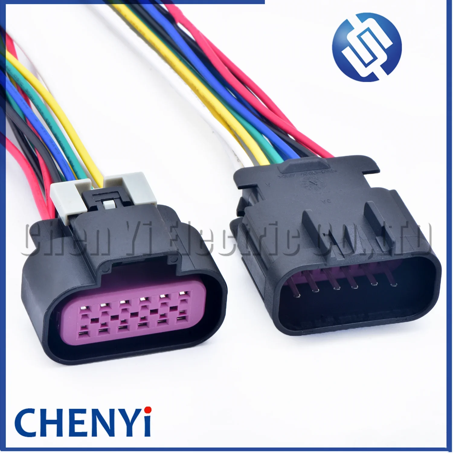 12 Pin/way Automobile waterproof connector Front Lamp Headlight Wire harness plug 15326849 15326854 For Roewe I5 MG5 MG 5