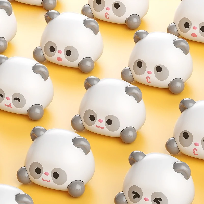 Leuke en leuke bouwsteenfiguren uit de Panda Food-serie, montagespeelgoed en geschenken