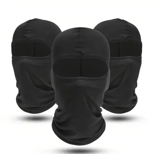 3 Stück schnell trocknende Sturmhaube Sport Voll gesichts maske weiche atmungsaktive Mützen Fahrrad helm Liner Laufen Wandern Angeln Kapuzen mützen