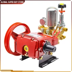 26Type High Pressure Triplex Cylinders Plunger Pump 7.5HP 12-22 L/min Agricultural Motor Sprayer Pump Cleaning Machine Wash Pump