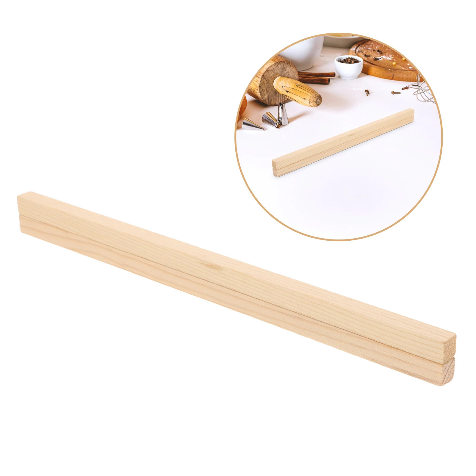 

1Pair Wooden Chopsticks Mold Unfinished Wood Strips DIY Woodworking Material Handmade Chopsticks Making Supply Household Crafts