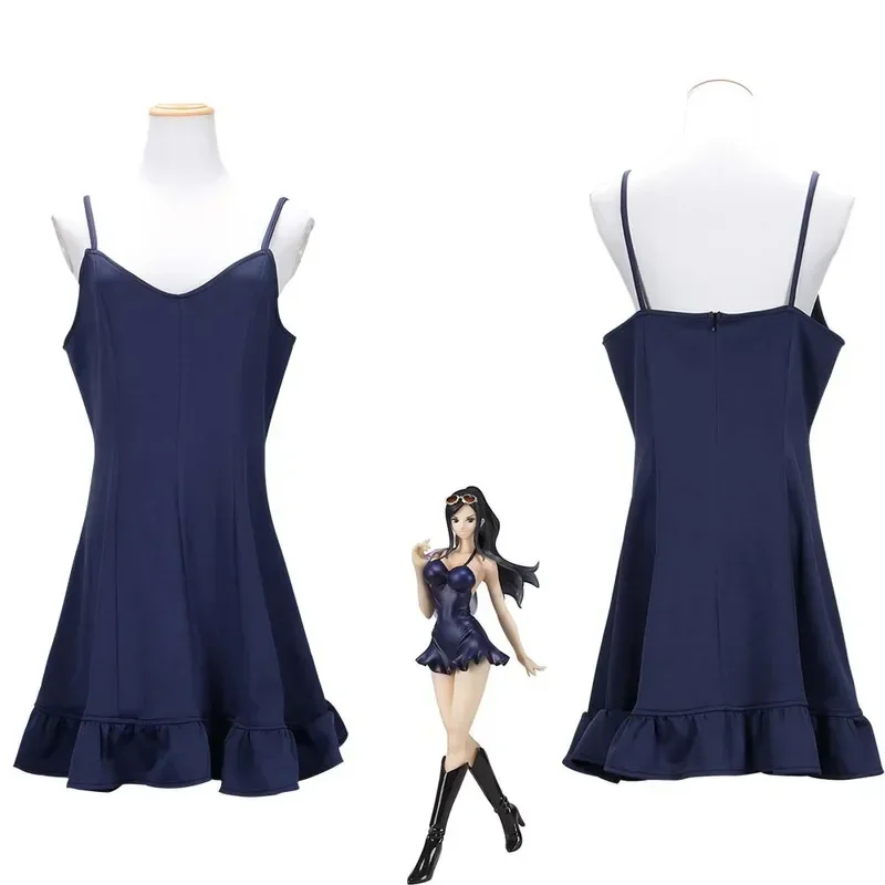 Anime One Piece Cosplay Fantasy Cosplay Dressrosa Nico Robin Costume Abiti Gioco di ruolo Donne adulte Travestimento Vestito di Halloween