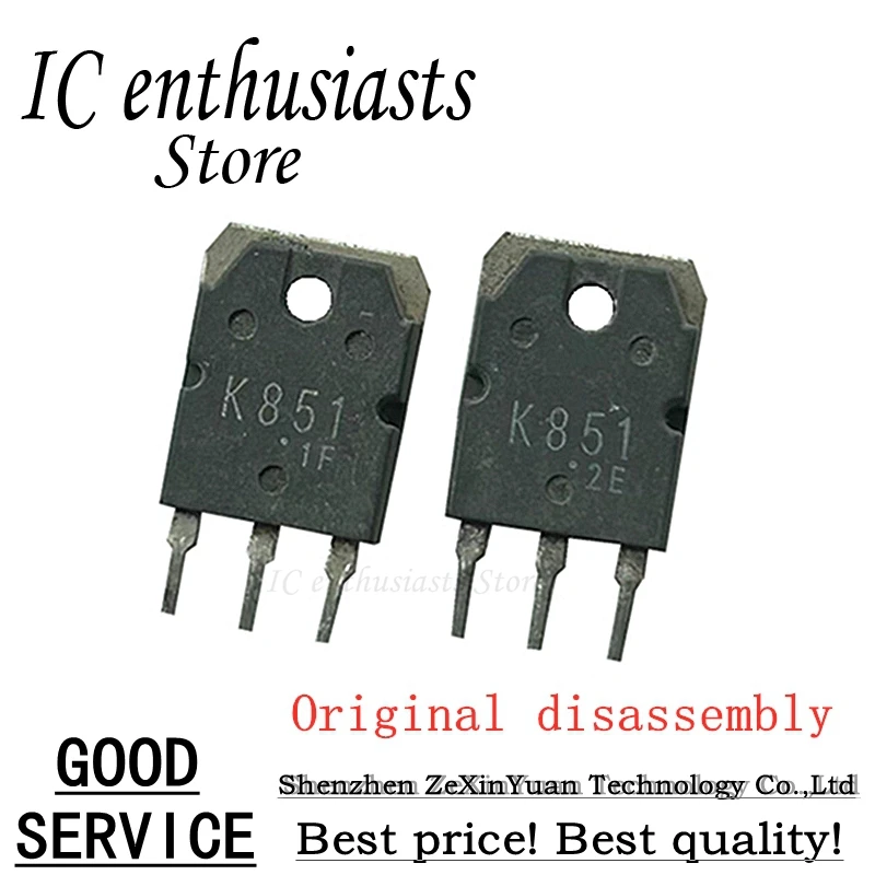 Desmontagem original, 2SK851, K851, 5 PCes, 10 PCes