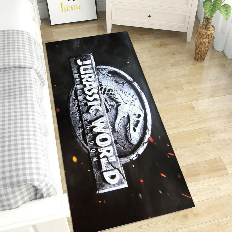 J-Jurassic P-Park Non-slip Kitchen Rug Bathroom Carpet Home House Entrance Carpets Living Room  Hallway Home Decor