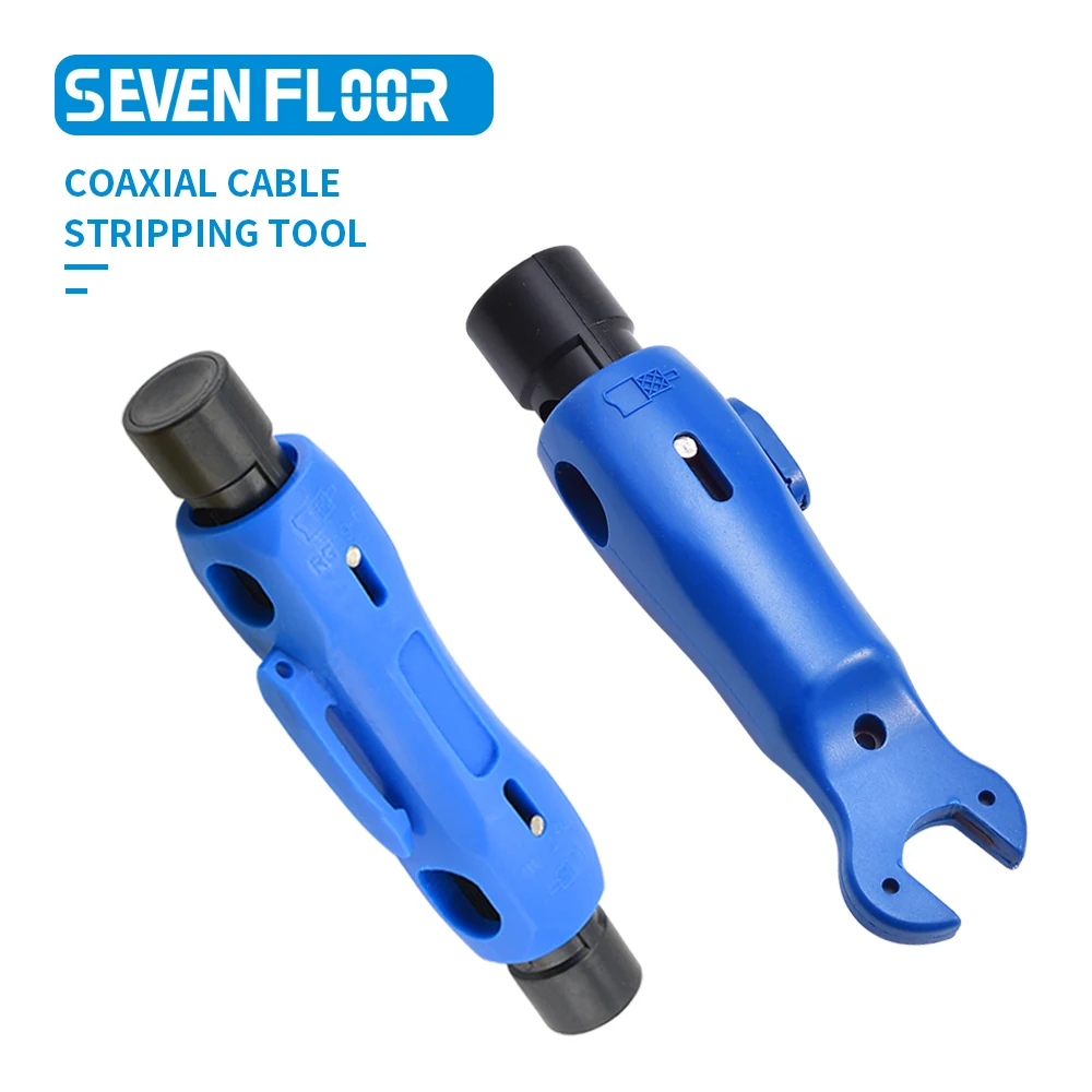 Portable Pen Coaxial Cable Stripper RG6 RG7 RG11 RG59 Dual-Purpose Wire Stripper Good Tools for Installation