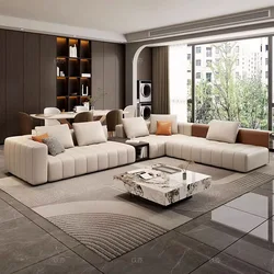 Modern Leather Living Room Sofas Modular Couch Sectional Floor Seats Office Sofas Sleeper Woonkamer Banken Salon Furniture