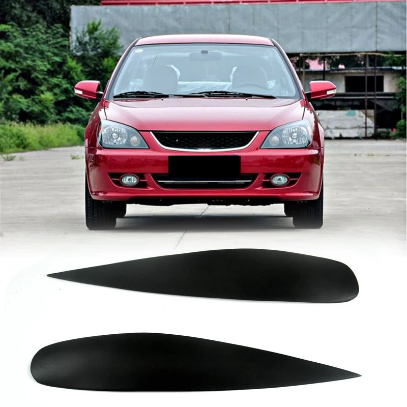 Car Front Eyelids Eyebrows Headlights Narrow Covers For Mitsubishi Lancer IX 9 Cedia 2003-2009