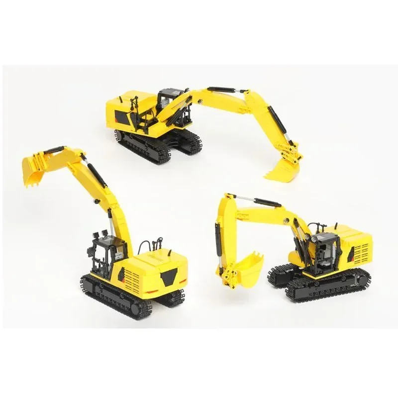 MOC-43985 Small 320 City Excavator Assembly Splicing Building Block Model • 813 Building Block Parts Kids Birthday Toy Gifts