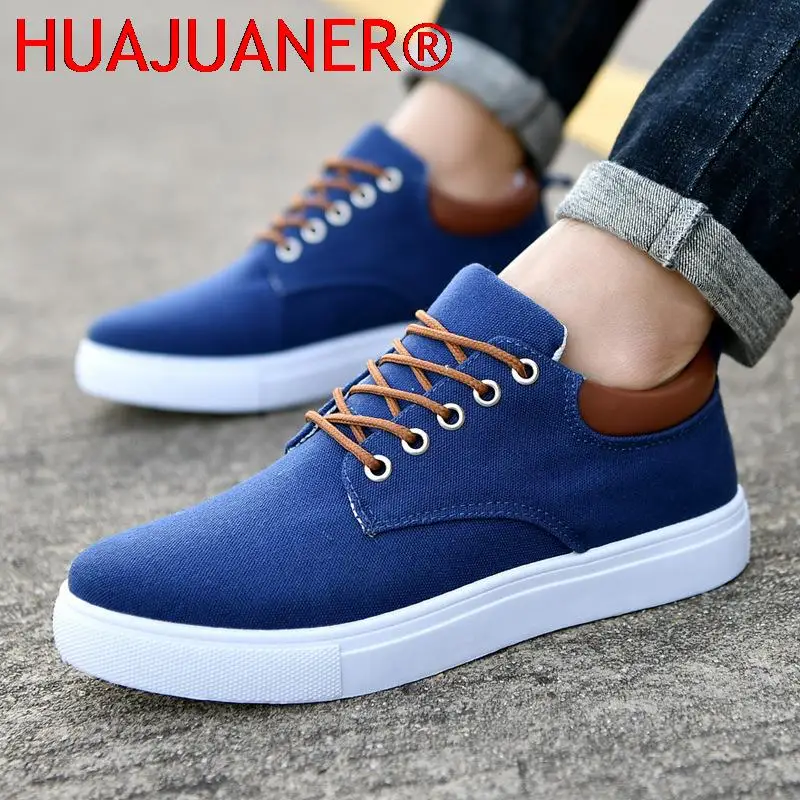 Canvas Sneakers Male Boys Casual Comfortable Shoes Student Tenis Large Size 45 46 47 Platform Sneakers Man Autumn Shoes