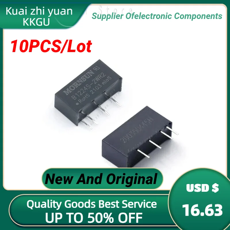 10PCS/Lot 3W B0505S-3WR2 DIP4 SIP4 DC-DC Regulated Power Supply Module 12V to 5V Isolating Switching Power Supply