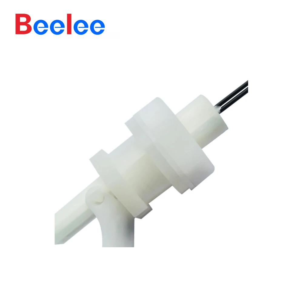 50PCS Black Wires Horizontal/Side-mount Plastic PP Float Water Level Switch/Sensor Liquid Level Detection