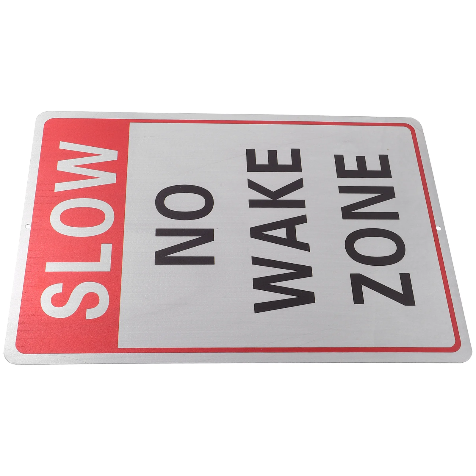 Slowing No Waking Zone Sign 30X45Cm Aluminum Reflective Outdoor Traffic Safety Sign For Parking Lot Factory Road Use