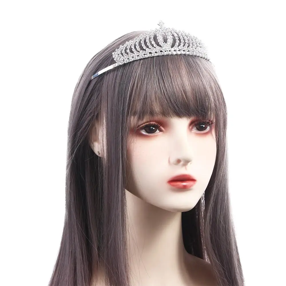 Children's Jewelry Hair Clasp Hair Clips with Comb Act of Role of Queen Princess Diamond Crown Headband Headwear Hair Hoop