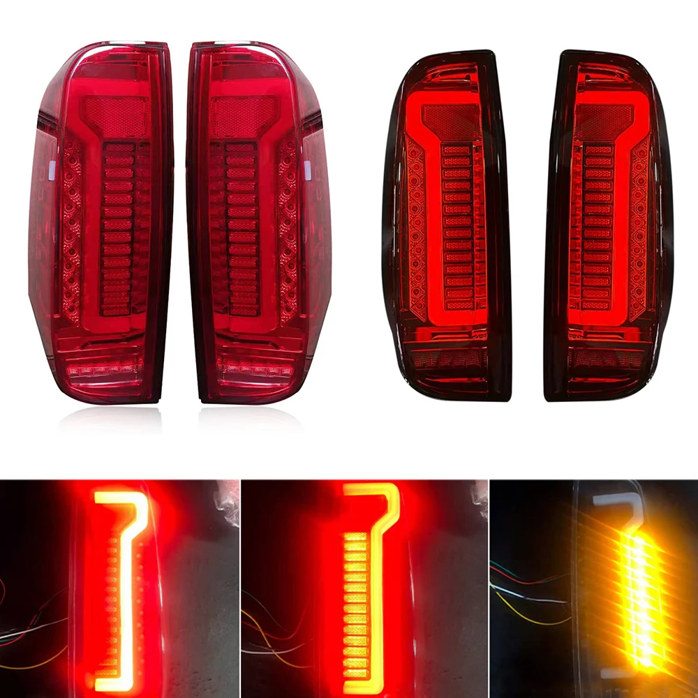 LED Tail Light For Nissan Navara D40 Frontier 2005 2006 2007 2008 2009 2010 2011 2012 2013 2014 2015 Turn signal Rear Brake Lamp 