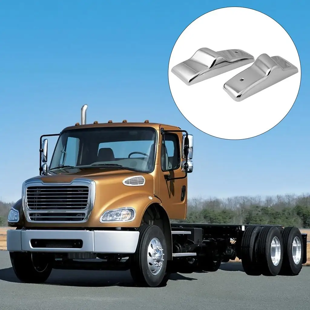 Chrome Door Mirror Brackets Plastic Fit for Freightliner Century