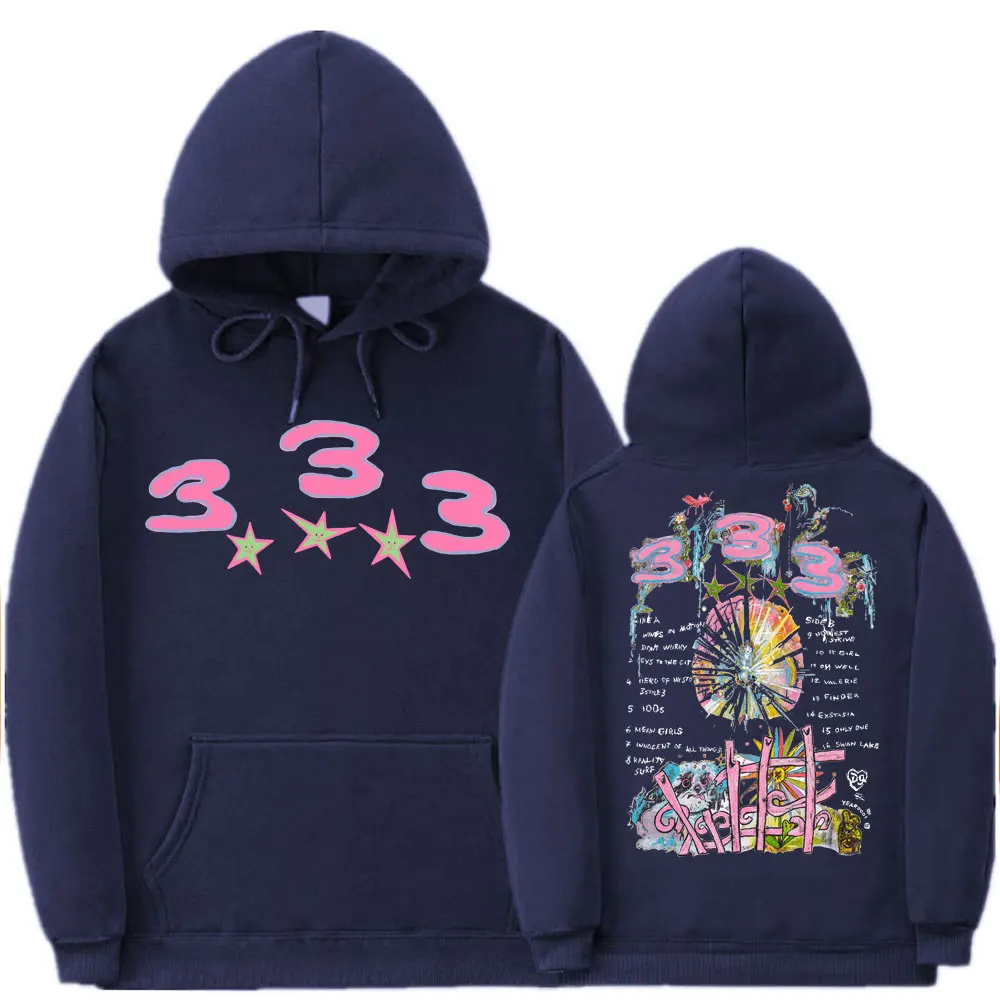 Bladee 333 Hip Hop Trend Skate Ablauf Gang Hoodie Tops Unisex Hipster Casual Sweatshirt Männer Frauen Mode Künstlerischen Sinn Hoodies – Detail 7