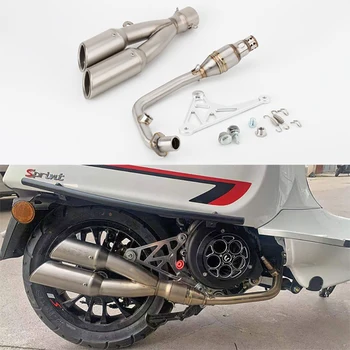 Motorcycle Motocross exhaust full system for pivespa vespa Sprint escape 125 sprint 150 primavera 125 primavera 1502017-2022