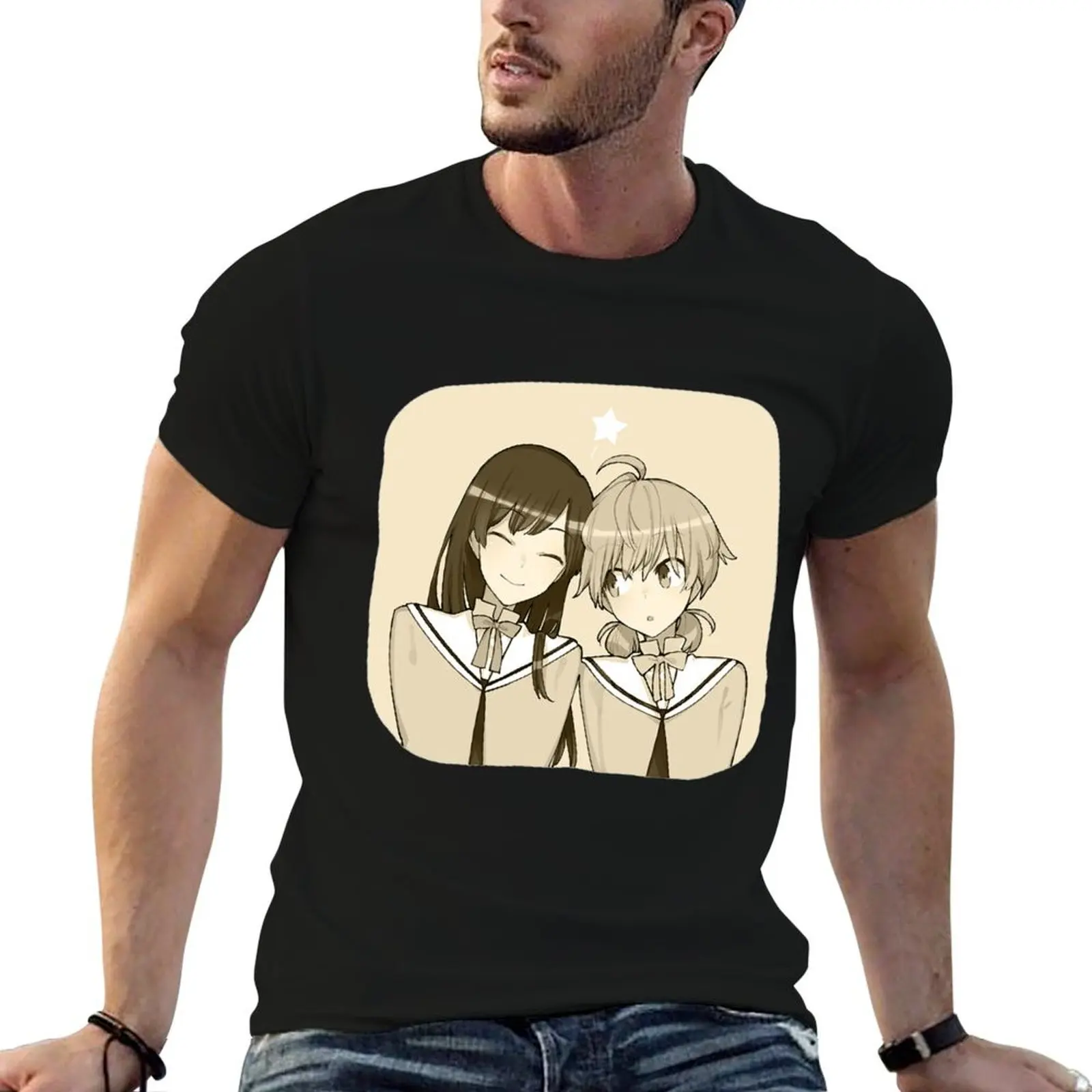 

Yuu & Nanami - Bloom Into You T-Shirt man t shirt graphic man t shirt luxury cotton t shirt man T-Shirt