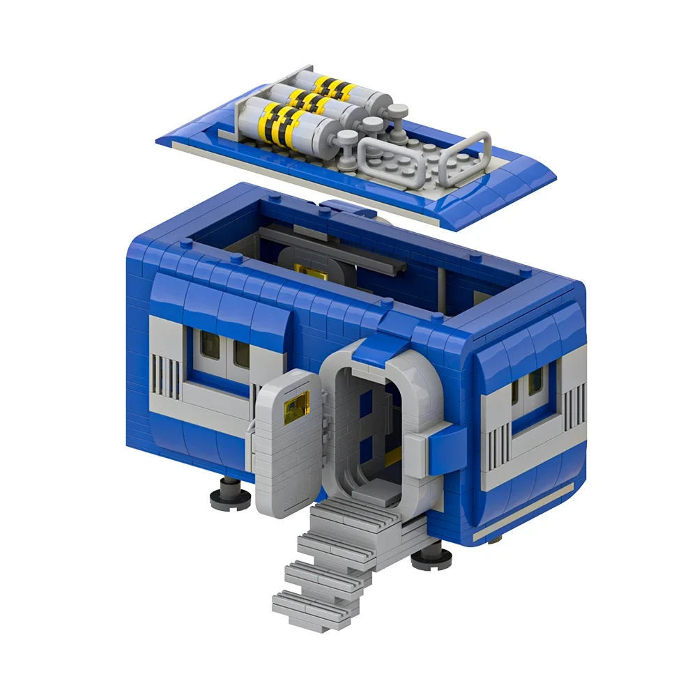 Gobricks MOC Classic Space Battle Modułowe klocki Model Space Modular Base v2 Architektura Klocki Montaż Zabawki Prezent dla dzieci