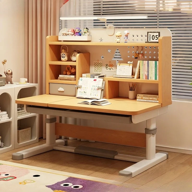 Children's Study Desk: Primary School Students' Handwriting Desk, Home, Children's , Adjustable Ergonomic