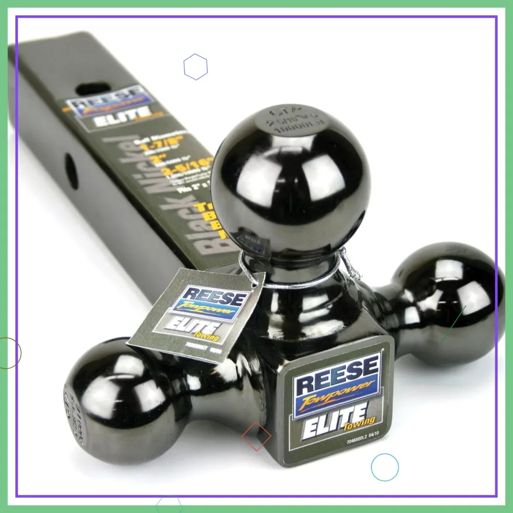 

Крепление сцепного устройства прицепа Tri-Ball с шариками диаметром 1-7/8 дюйма, 2 дюйма, 2–5/16 дюйма, подходит для квадратного приемника 2 дюйма, емкостью 10 000 фунтов, устойчивость к ржавчине