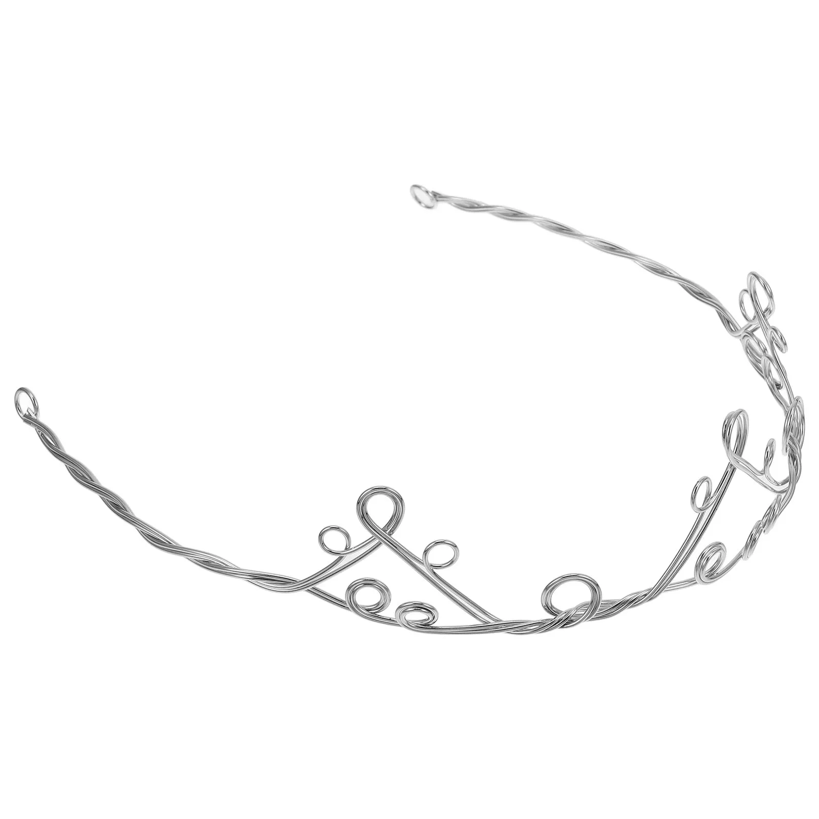 

Winding Crown Diy Hair Accessories Handcraft Headgear Beaded Headwear For Party Birthday Ceremony Simple Durable Compatible With