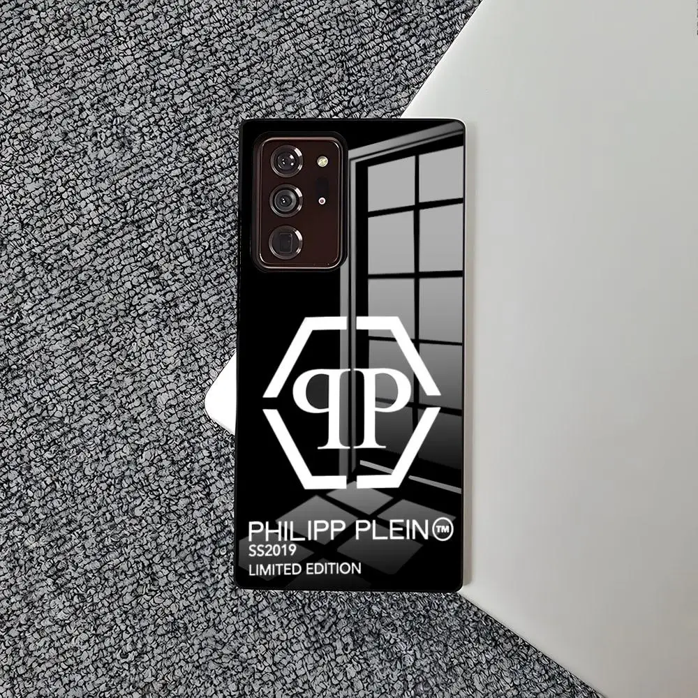 Q-qp P-Philipp Pleins Phone Case 2024 Hot For Samsung S 25 24 Ultra Plus 23 22 21 Soft 20 A 16 34 54 53 Note20 M 54 Glass Cover