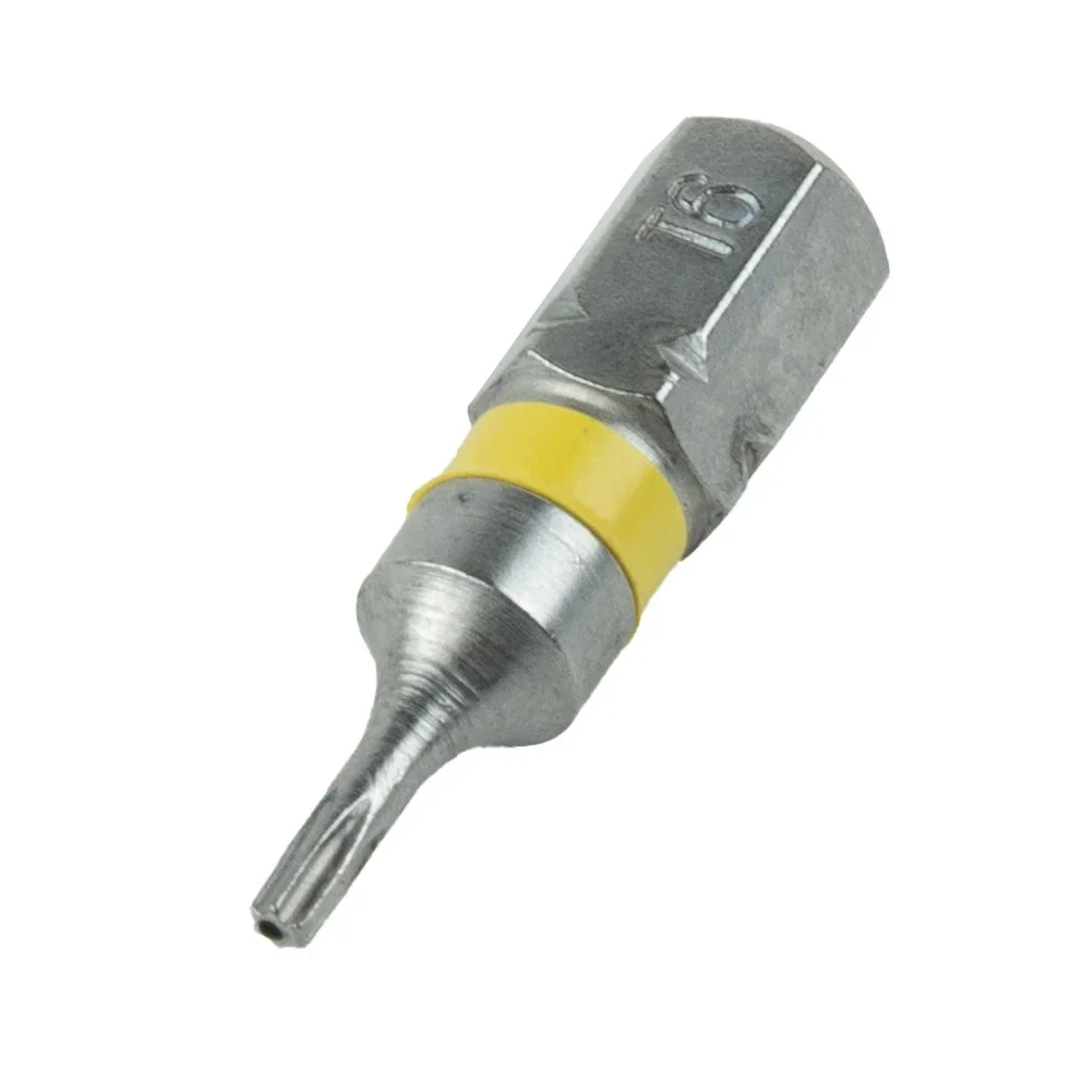 4 Pcs 25mm T6-T40 Magnetic-Torx Screwdriver Bits Set Electric Screwdriver Head T6,T8,T9, T10,T15,T20,T25,T27, T30,T35,T40