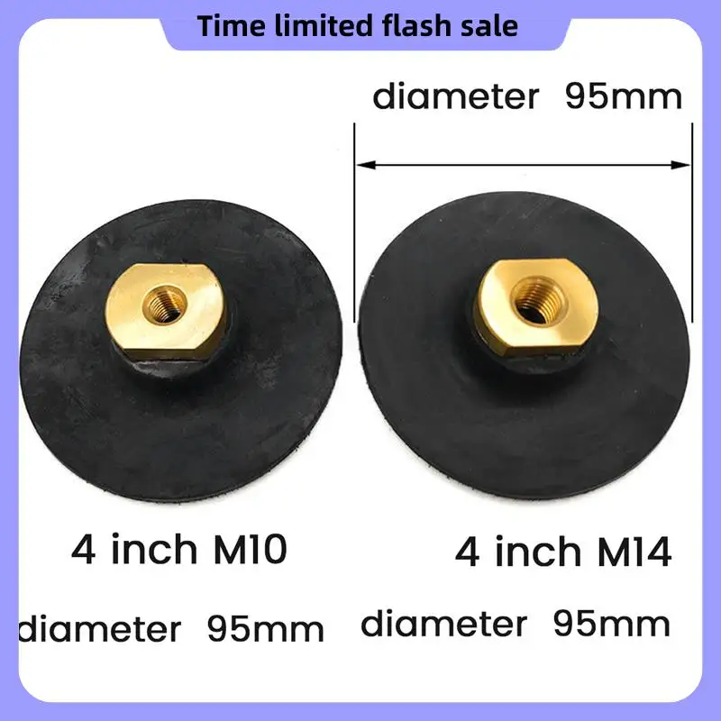 

Резиновая подложка, держатель шлифовального диска для полировки для угловой шлифовальной машины M14, абразивная самоклеящаяся шлифовальная подложка, прочная 3 дюйма