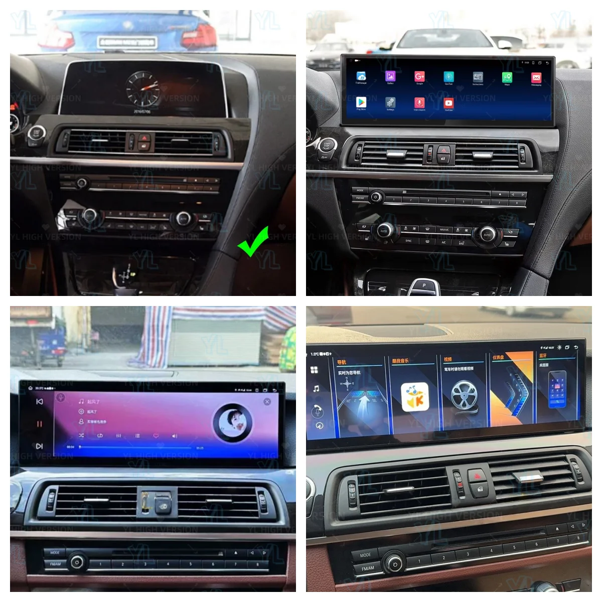 

Автомобильная мультимедийная система Carplay 14.9 дюймов Android 14 для BMW 6 6GT F06 M6 F12 F13 2011-2018 с GPS, сенсорным экраном и DSP