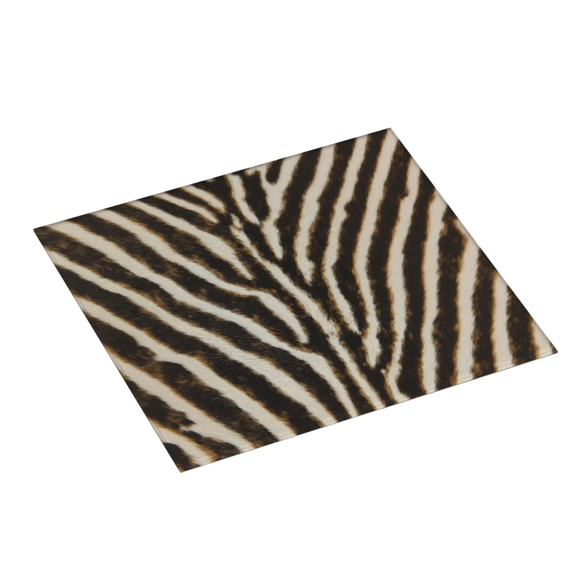 Drying Mat For Kitchen Zebra Stripes Pattern Black White Animal Print Barware Tableware Washable Kitchen Sink Drying Pad
