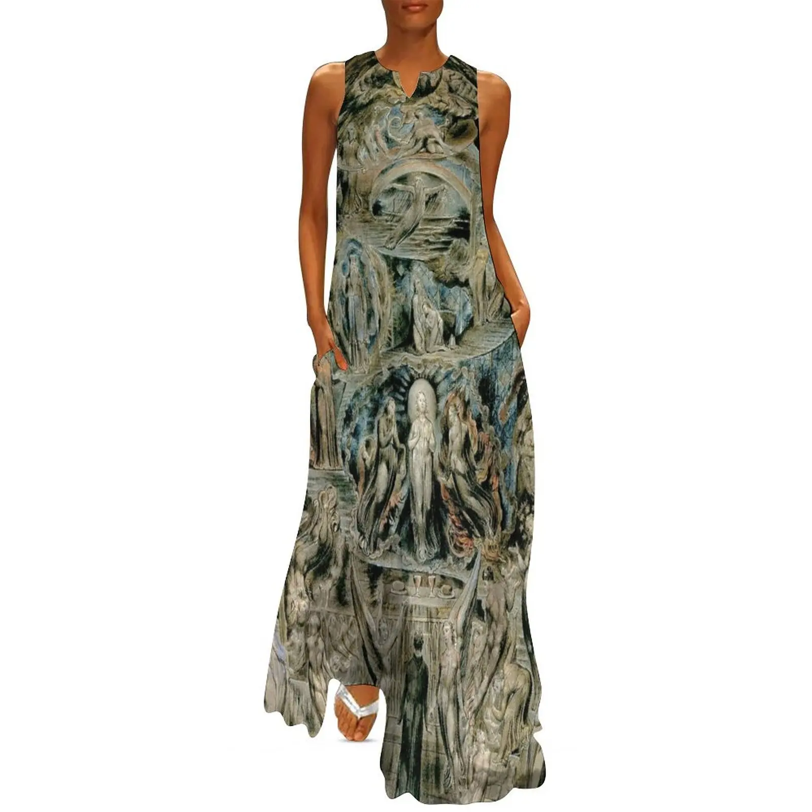 

HD Meditations among the Tombs, by William Blake HIGH DEFINITION Long Dress Female dress party dresses women