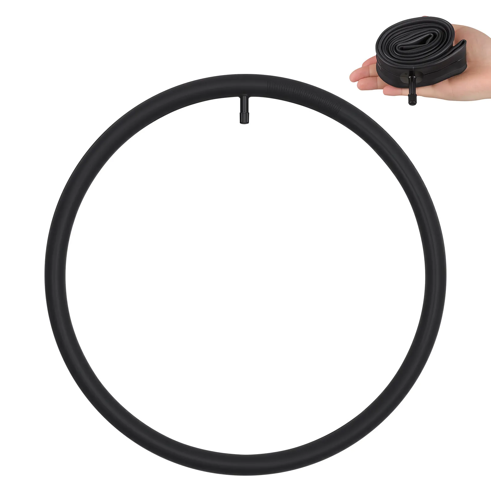 

2Pcs Bicycle Inner Tube Butyl Rubber Soft Flexible Replacement for 26x1.5 Road Mountain Folding Commuter Bike