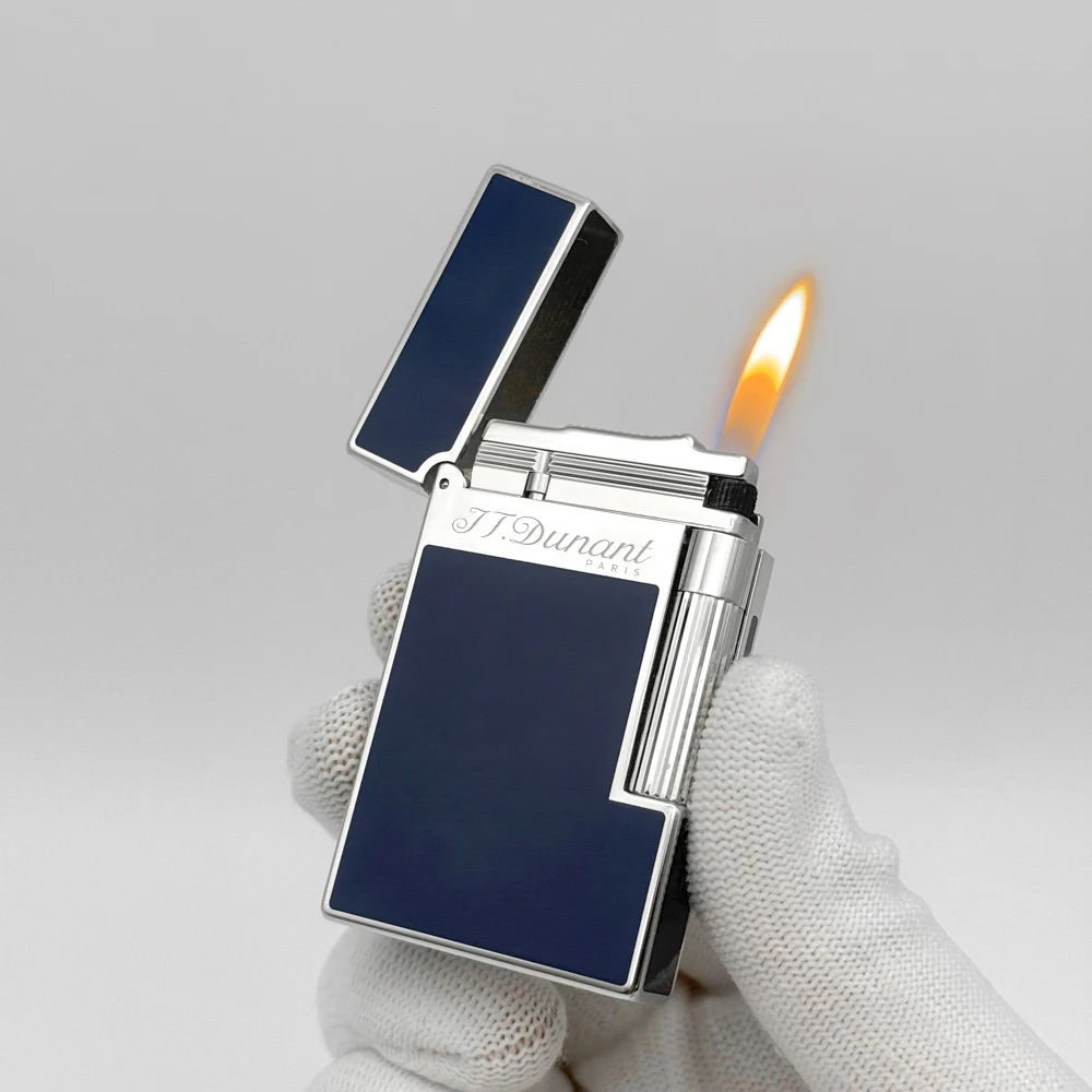 Classic Lacquer Paris Lighter Sofe Flame Cigarette Lighter For Smoker Gas Cigar Lighter DP Ligen 2 Man's Gift Cigar Accessory - Image 4