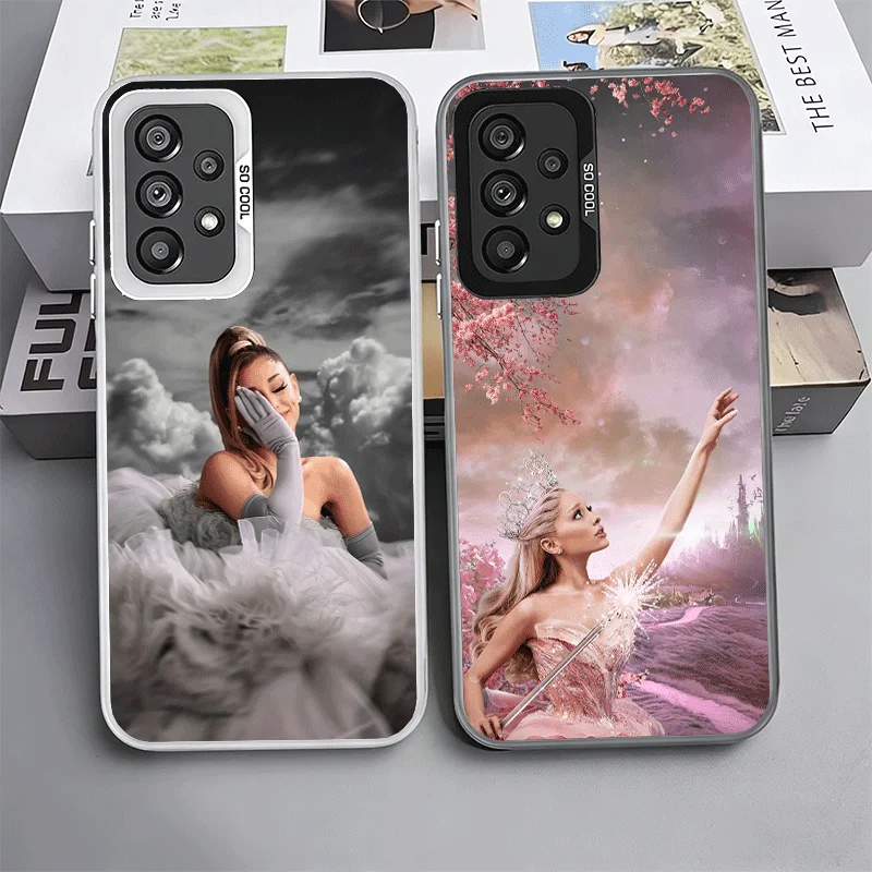 A-Ariana G-Grande Shockproof Phone Case for Samsung A17 A16 A15 A14 A37 A57 A36 A56 A26 A35 A55 A25 A34 A54 A24 A13 A23 A33 A53