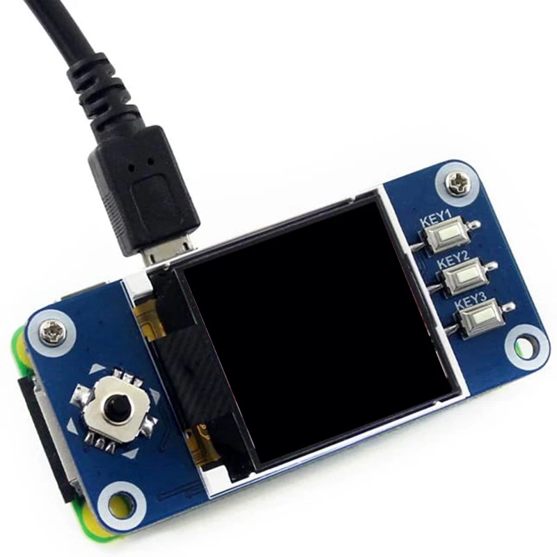 Waveshare 1.44 Inch LCD Display HAT for Raspberry Pi 2B/3B/3B+/Zero/Zero W 128X128 Pixels SPI Interface LED Backlight