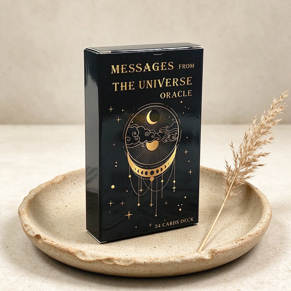 Messages from the Universe Oracle Cards 54-Card Spiritual Guidance, Divination & Self-Reflection Cards Game for Beginners