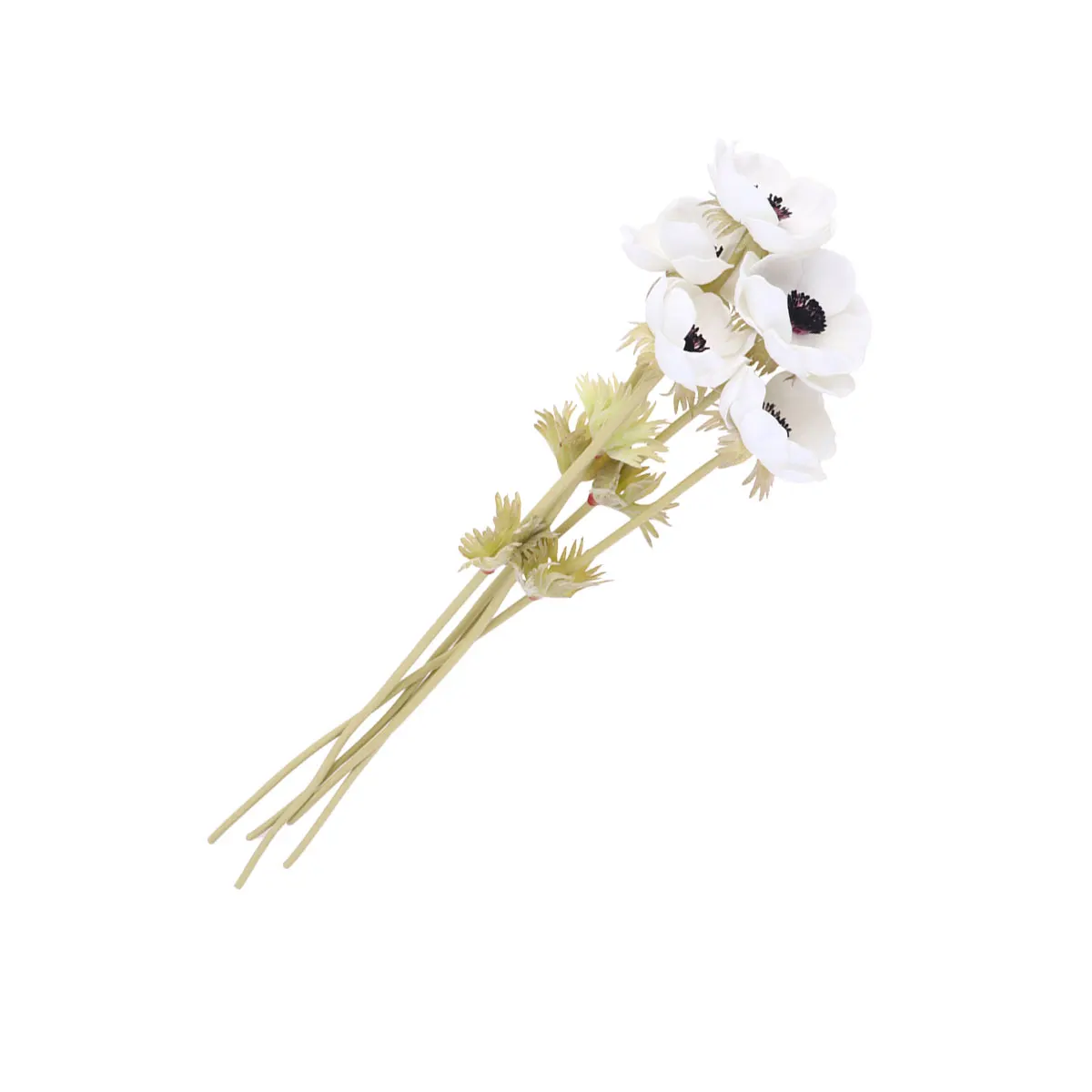 

5pcs Artificial Anemone Flower Arrangement Simulation Decor Photo Props Handmade Rustic Home Office Wedding Decor