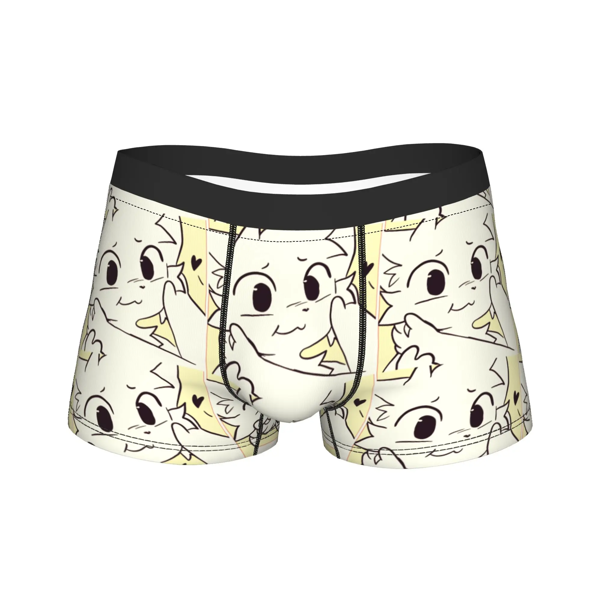 

Boykisser Silly Cat Underwear Soft Trend Underpants Pattern Shorts Briefs For Males 3D Pouch Plus Size Trunk
