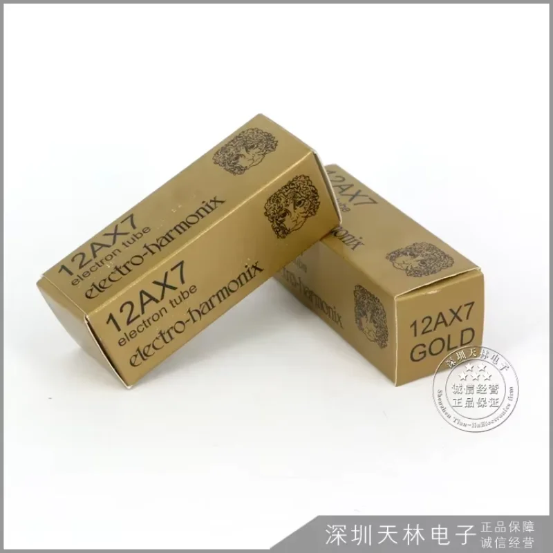 EH 12AX7 Вакуумная трубка Golden Foot Заменяет ECC83 6N4 5751 12AX7 Электронная трубка DIY Комплект усилителя HIFI Audio Valve Precision Match