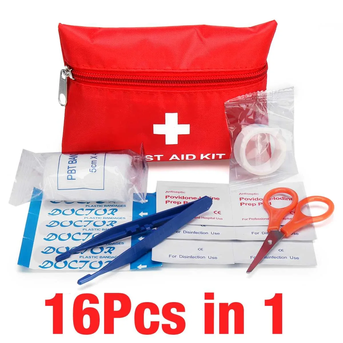 Draagbare 16-300 stuks noodoverlevingsset EHBO-kit voor medicijnen Outdoor Camping Wandelen Medische tas Noodhandtas